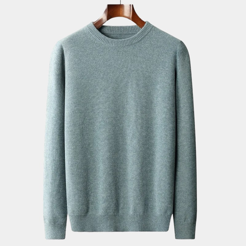 Soft Crew Neck Medium Weight Sweater - OutfitLondon