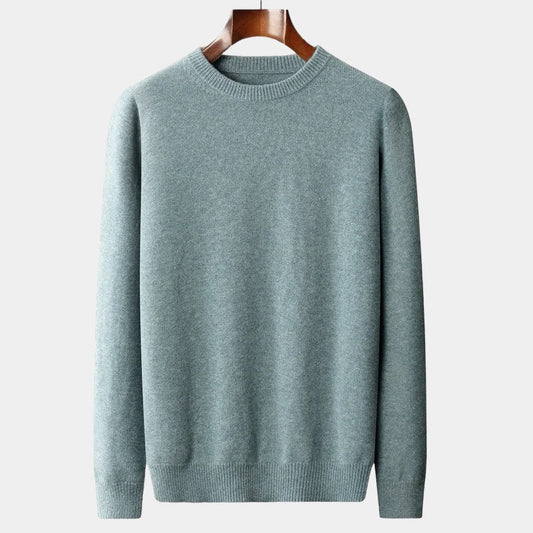 Soft Crew Neck Medium Weight Sweater - OutfitLondon