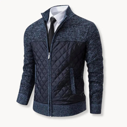 Warm Thermal Insulated Jacquard Sweater - OutfitLondon