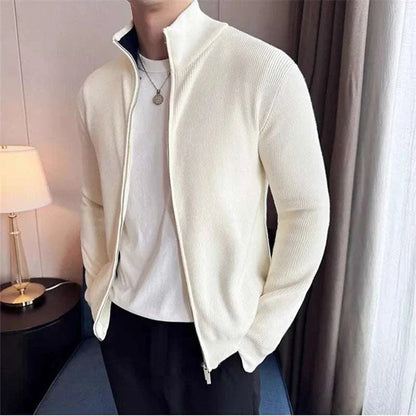 Cozy Zip Up Soft Knit Sweater