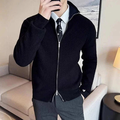 Cozy Zip Up Soft Knit Sweater
