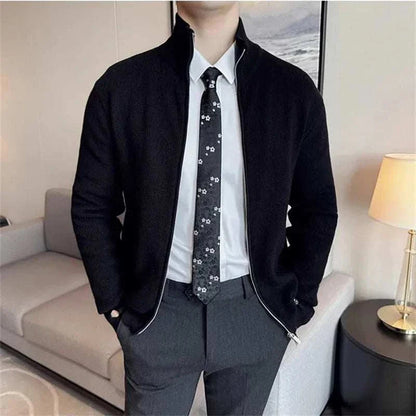 Cozy Zip Up Soft Knit Sweater