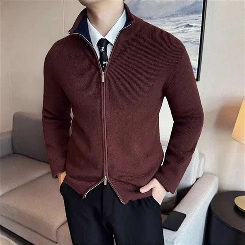 Cozy Zip Up Soft Knit Sweater