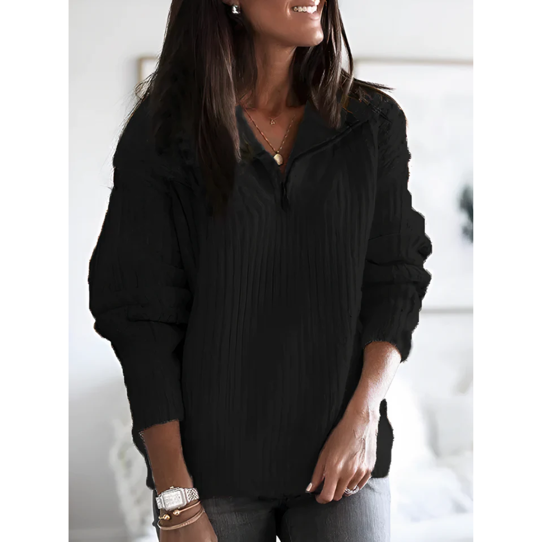 Soft Fleece Half Zip Pullover Sweater