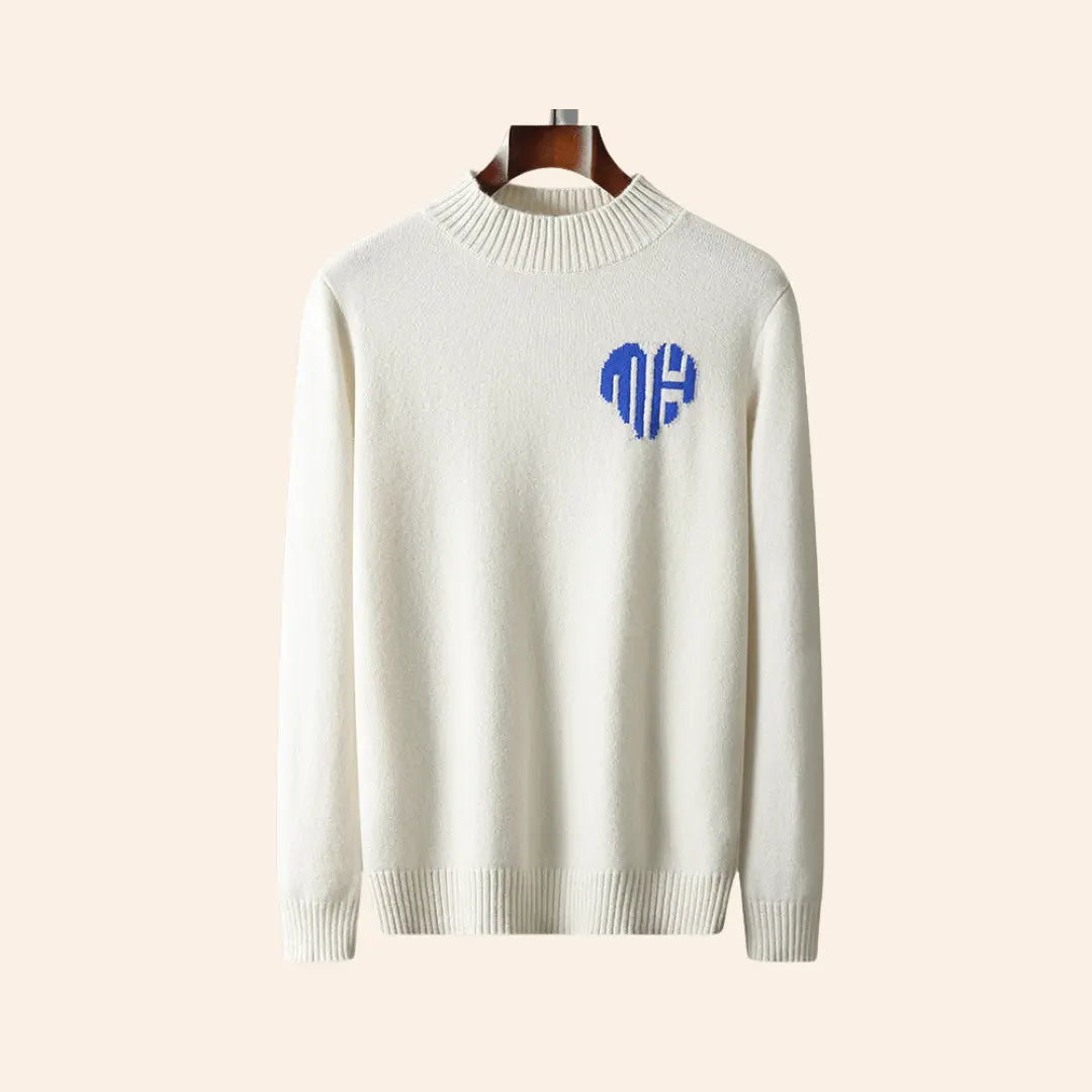Cozy Fit Sweater Set with Ribbed Bottom and Thermal Warmth
