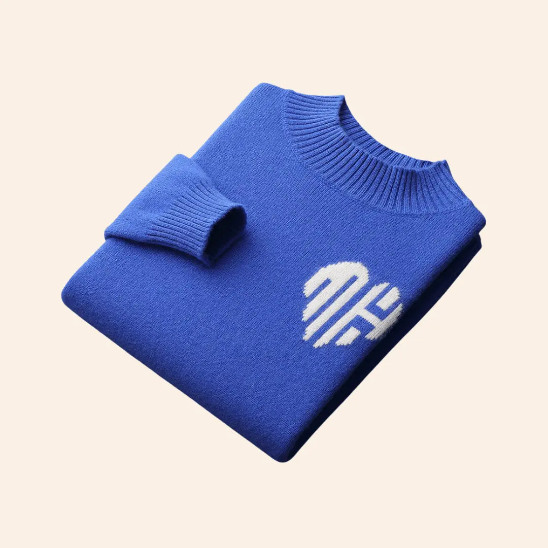 Cozy Fit Sweater Set with Ribbed Bottom and Thermal Warmth