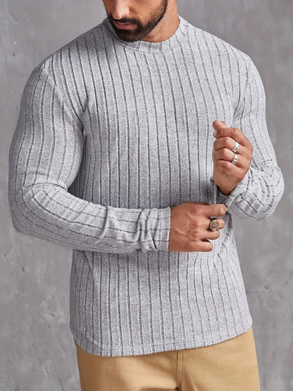 Comfy Fitted Crew Neck Sweater