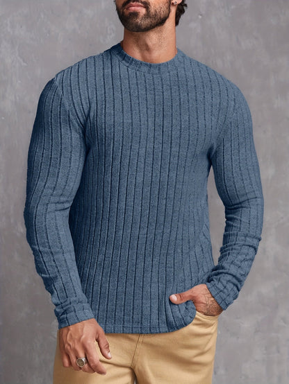 Comfy Fitted Crew Neck Sweater