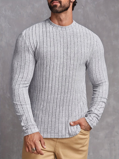 Comfy Fitted Crew Neck Sweater