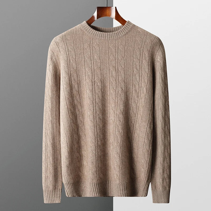 Warm Fleece Polo Neck Sweater