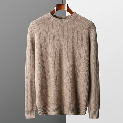 Warm Fleece Polo Neck Sweater