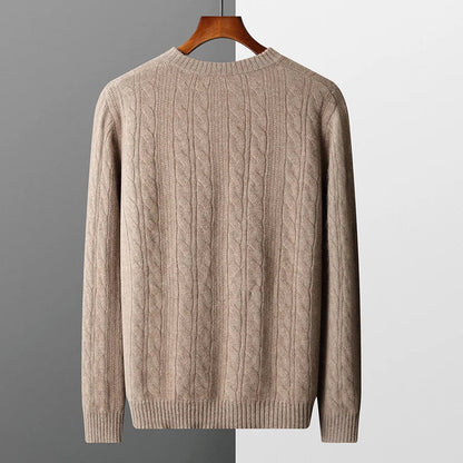Warm Fleece Polo Neck Sweater