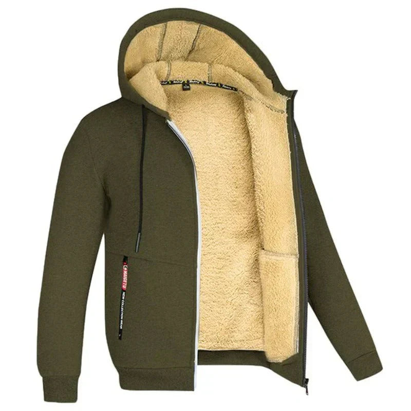 Fleece Lined Woolen Gilet - OutfitLondon