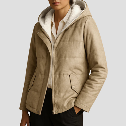 Warm Fleece Lined Women's Winter Jacket - OutfitLondon