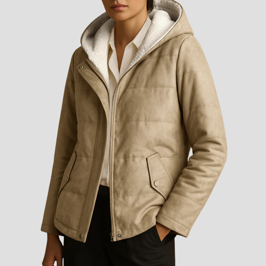 Warm Fleece Lined Women's Winter Jacket - OutfitLondon