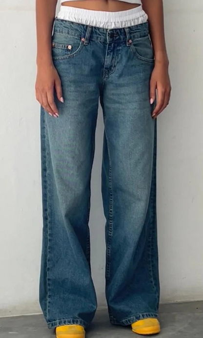 Comfortable Low Rise Stretch Jeans