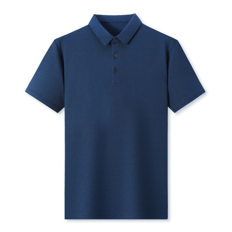 Soft Cotton Waffle Tee with Ventilated Mesh Fabric