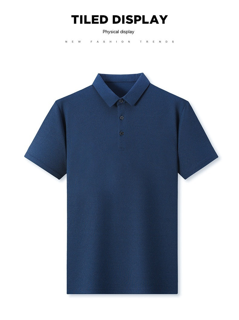 Soft Cotton Waffle Tee with Ventilated Mesh Fabric