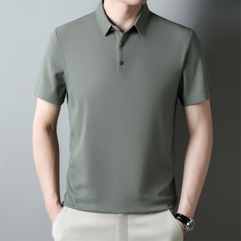 Soft Cotton Waffle Tee with Ventilated Mesh Fabric