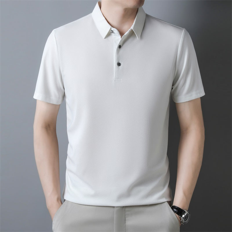 Soft Cotton Waffle Tee with Ventilated Mesh Fabric - OutfitLondon
