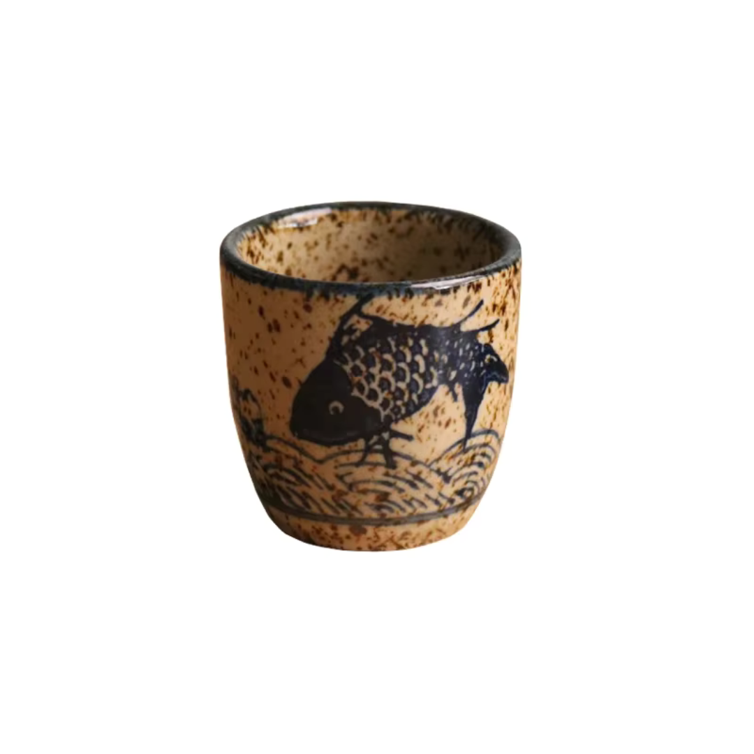 Handcrafted Ceramic Hanami Glazed Tumbler