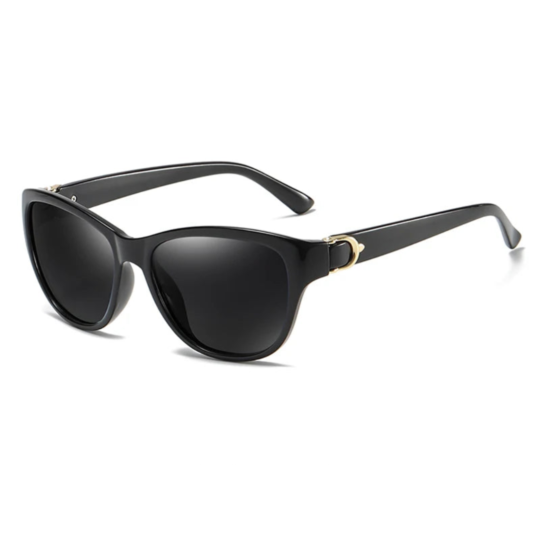 Unisex Cat Eye Sunglasses Acetate Gold Gradient Lenses
