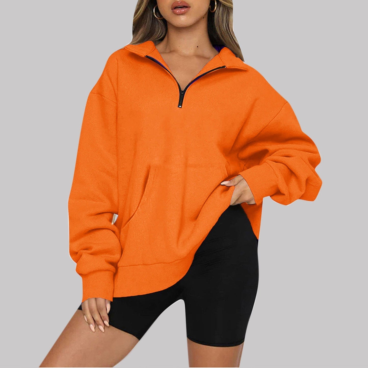 Cozy Fleece Lined Winter Sweatshirt