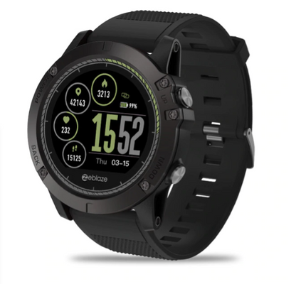 Sporty Waterproof Fitness Smartwatch with Heart Rate Tracker - OutfitLondon