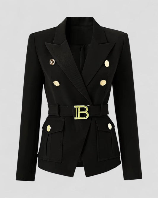 Classic Fit Women's Double Breasted Jacket - OutfitLondon