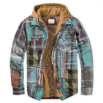 Thermal Hooded Jacket for Men - Cozy Insulated Coat
