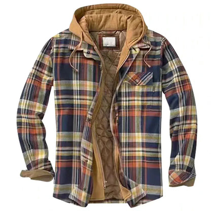 Thermal Hooded Jacket for Men - Cozy Insulated Coat
