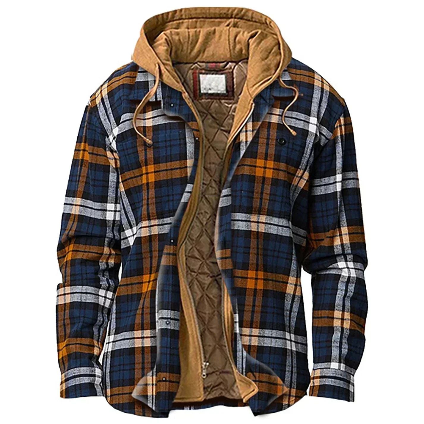 Thermal Hooded Jacket for Men - Cozy Insulated Coat - OutfitLondon