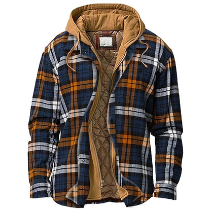 Thermal Hooded Jacket for Men - Cozy Insulated Coat - OutfitLondon