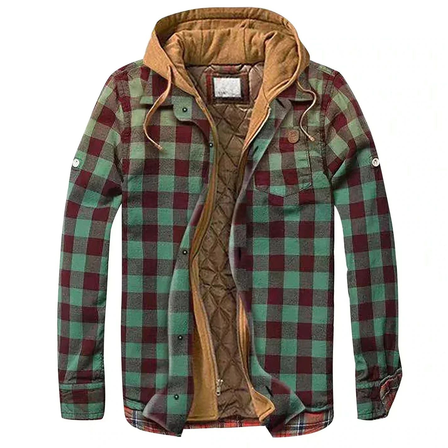 Thermal Hooded Jacket for Men - Cozy Insulated Coat