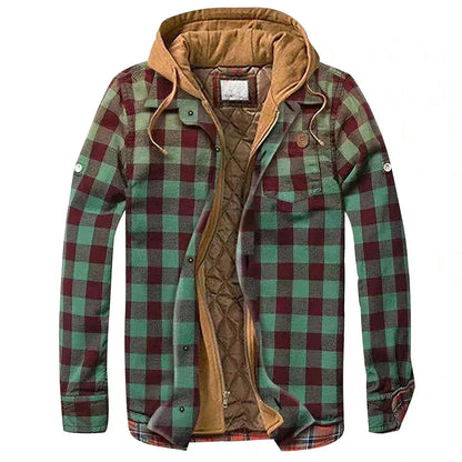 Thermal Hooded Jacket for Men - Cozy Insulated Coat