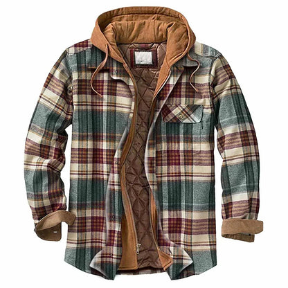 Thermal Hooded Jacket for Men - Cozy Insulated Coat
