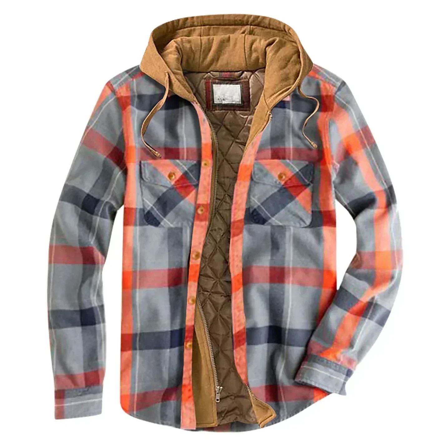 Thermal Hooded Jacket for Men - Cozy Insulated Coat