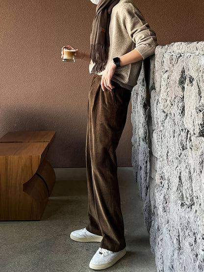 Lightweight Beige Casual Mens Trousers