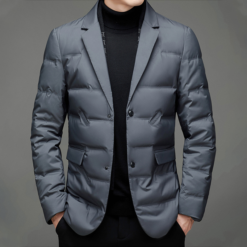 Slim Fit Water Resistant Down Jacket For Men - OutfitLondon