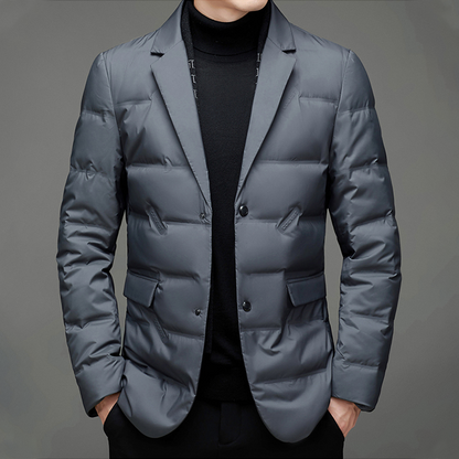 Slim Fit Water Resistant Down Jacket For Men - OutfitLondon