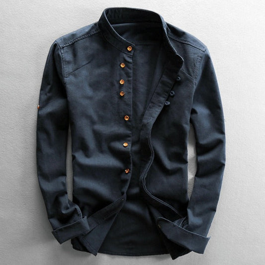 Men's Minimalist Japanese Shirt - OutfitLondon