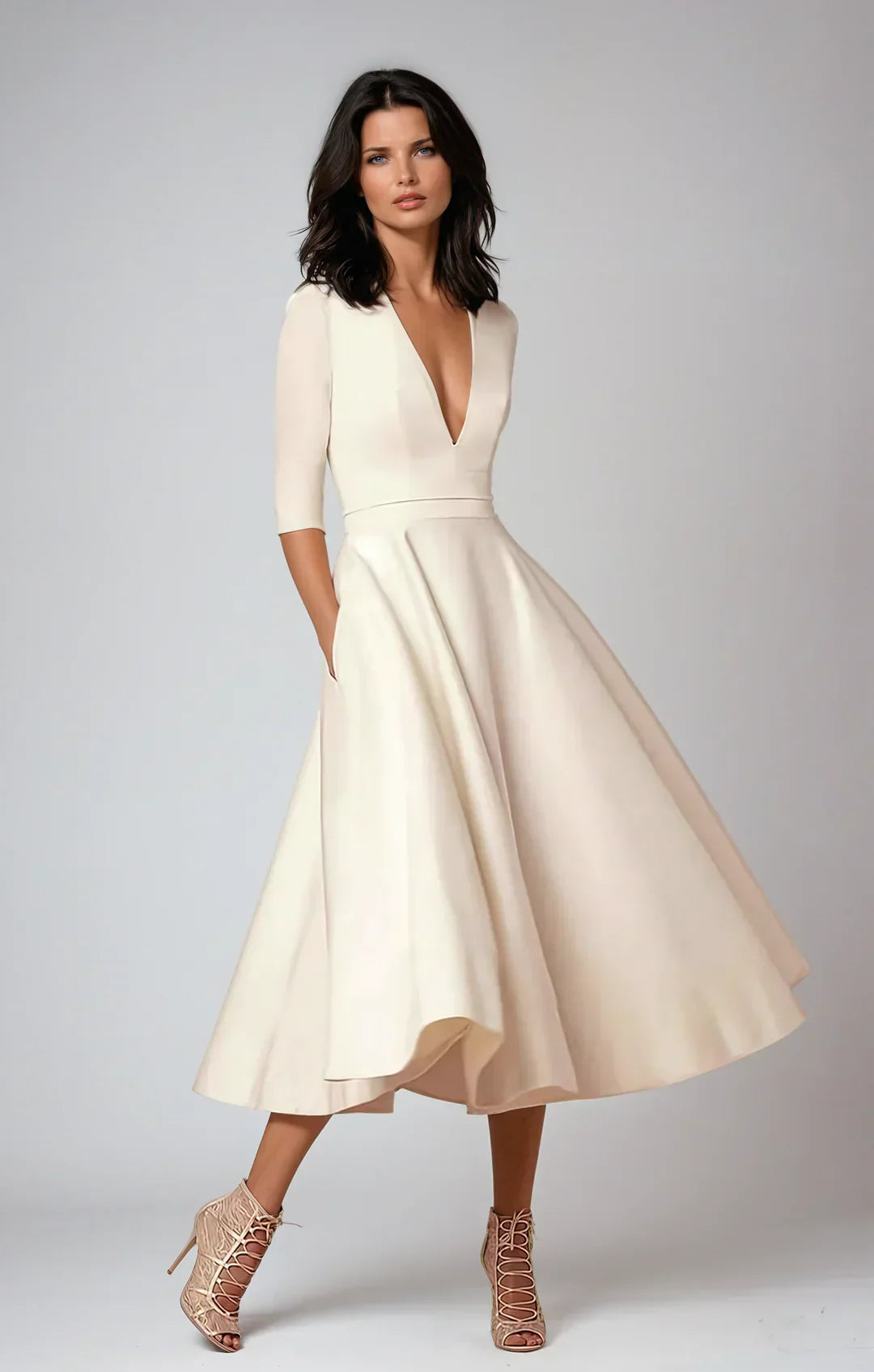 Talia | Ladies Elegant Party Dress - OutfitLondon