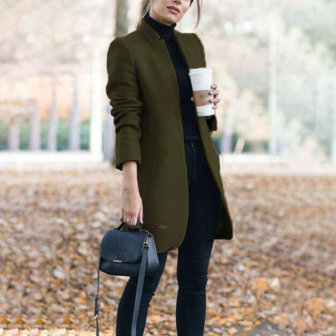Classic Women's Long Waterproof Coat