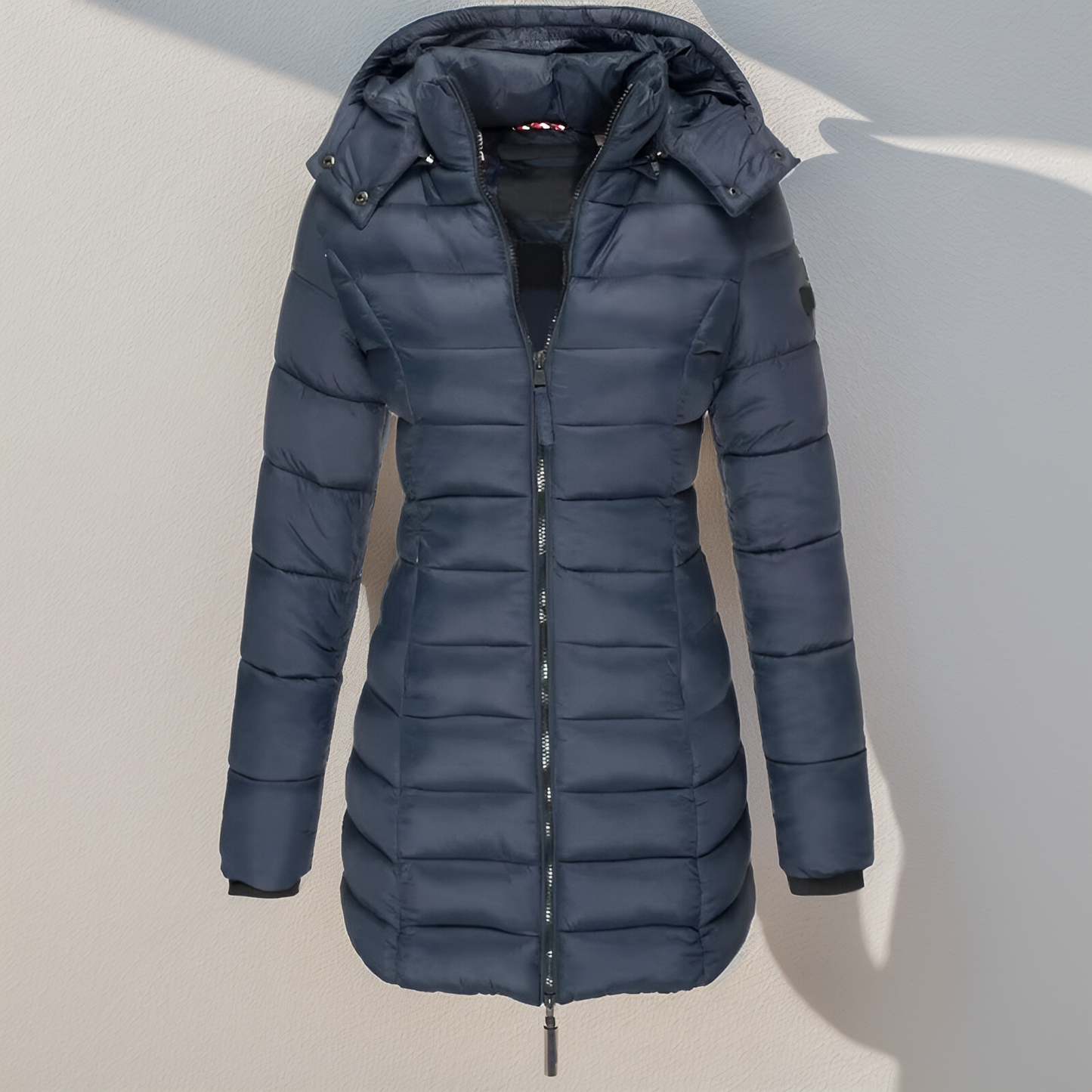 Thick Padded Parka Coat - Insulated and Waterproof