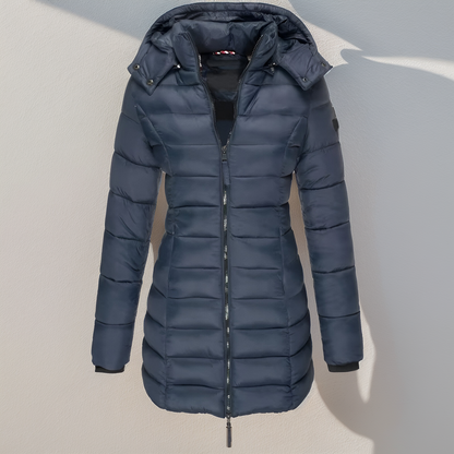 Thick Padded Parka Coat - Insulated and Waterproof