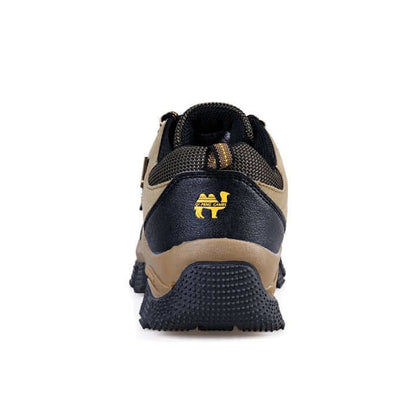 Waterproof Green Hiking Boots Leather Trekking Shoes