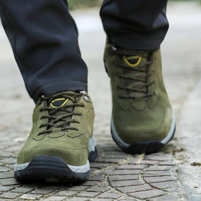 Breathable Waterproof Hiking Trail Shoes Green