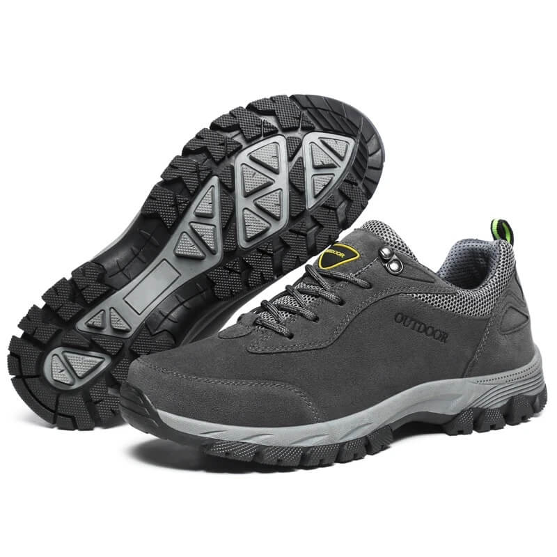 Breathable Waterproof Hiking Trail Shoes Gray