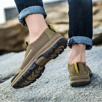 Comfortable Slip-on Walking Shoes for Men Black