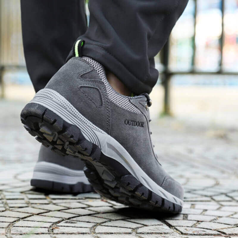 Breathable Waterproof Hiking Trail Shoes Gray